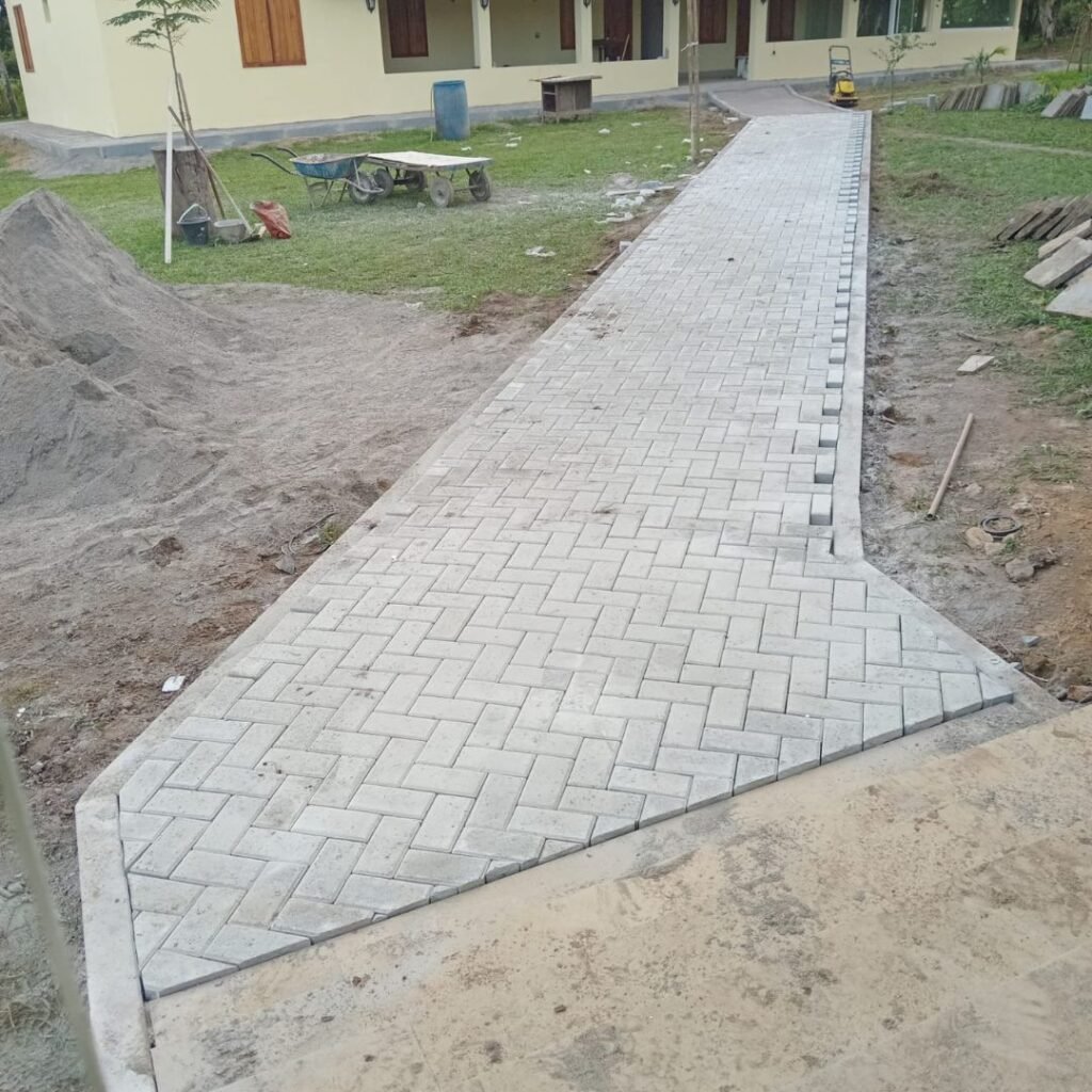 Calçamento extrusado